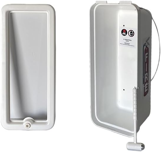 Cato 10501-H White Plastic Chief Fire Extinguisher Cabinet for 2-1/2 or 5 lb....