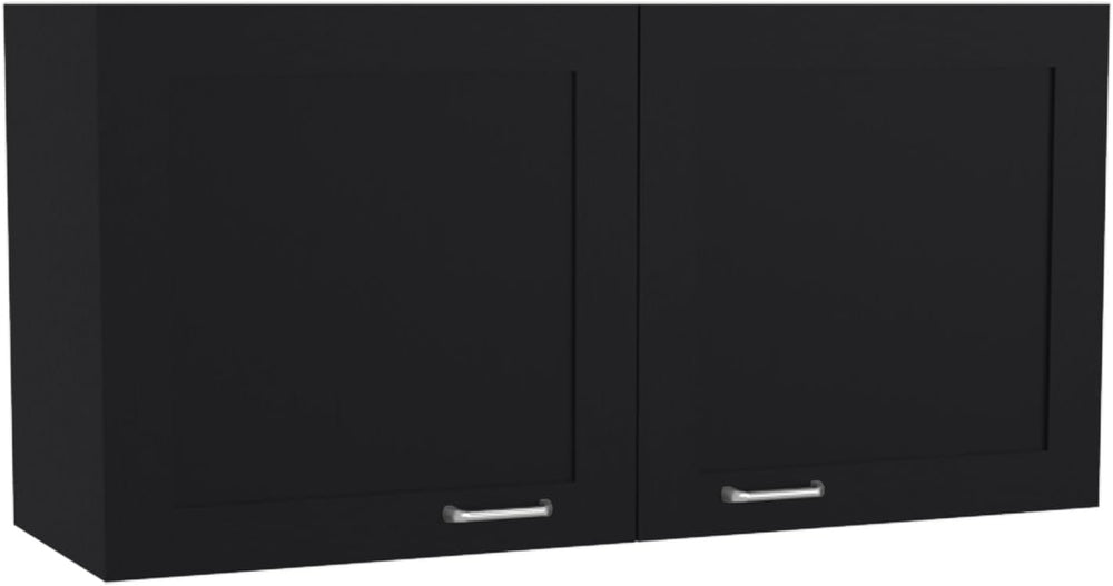 Wall Cabinet with 2 Doors, Pantry Locker Sideboard Cupboard for Kitchen Hallw...