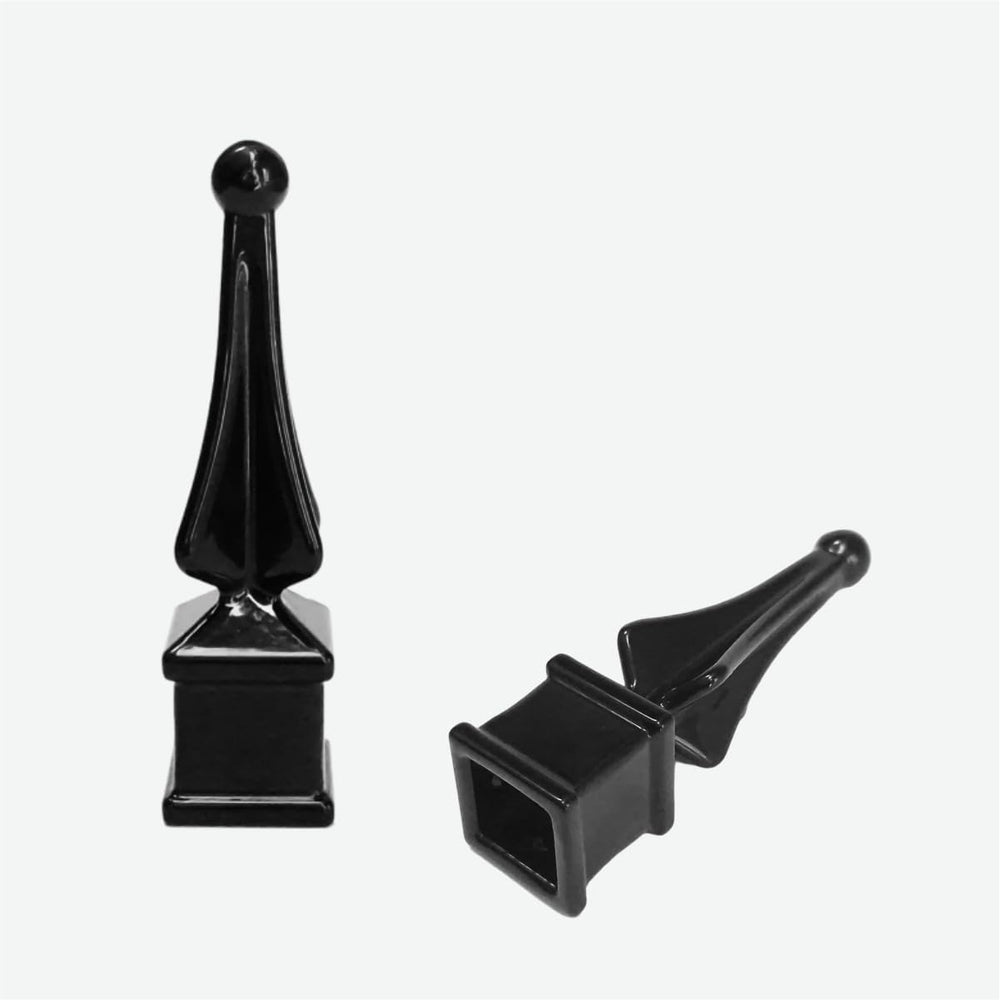 Aluminum Finial, 5/8 inch, Black Powder Coated, for Ornamental Fence (25)