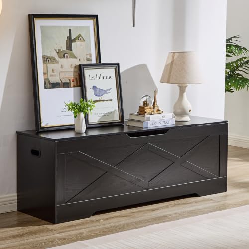 55.1" Storage Bench,Storage Chest for Entryway, Mudroom & Bedroom | ...