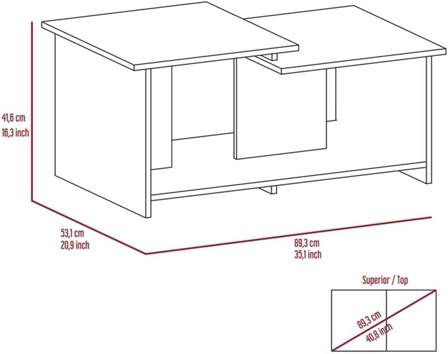 Pemberly Row 2-Piece Living Room Set, Bar Cart and Coffee Table, Espresso-Fin...