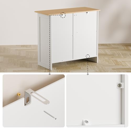 Buffet Cabinet with Storage - Buffets & Sideboards Kitchen Storage Cabine...