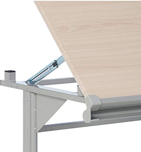 Stand Up Desk Store Adjustable Height and Angle Drafting Table Drawing Desk w...