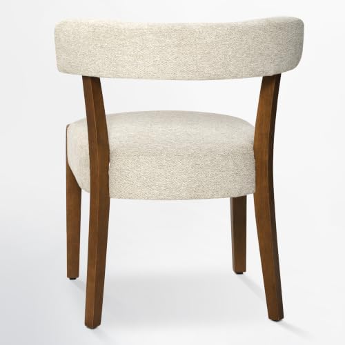 RNKSFX Upholstered Dining Chairs Set of 6, Walnut Wooden Kitchen & Dining...