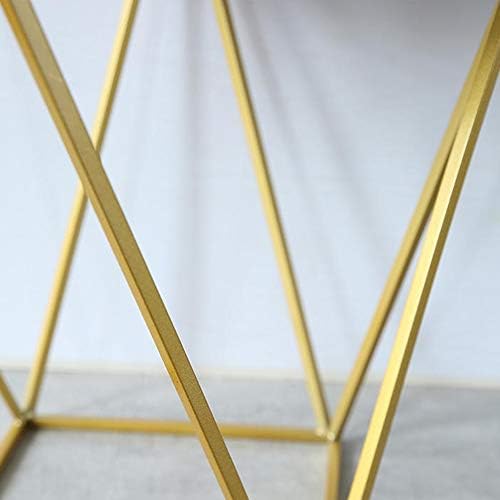 Telephone Table, Square Marble Side Table Nordic Modern Living Room Bedroom C...