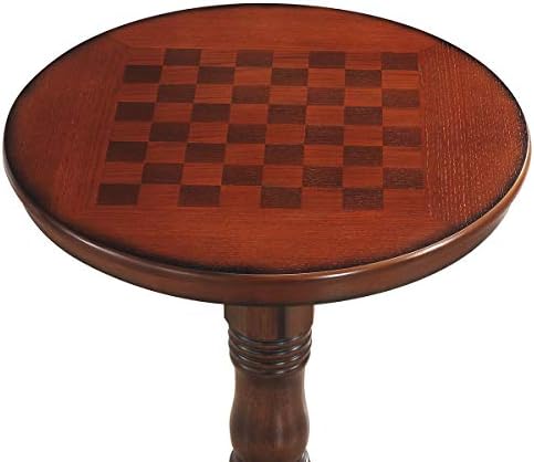 GIANTEX Round Dining Table, 30" D X 41.5" H, Wooden Pub Pedestal Si...