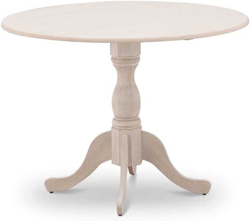 East West Furniture DMT-ABC-TP Dublin Kitchen Dining Table - a Round Wooden T...