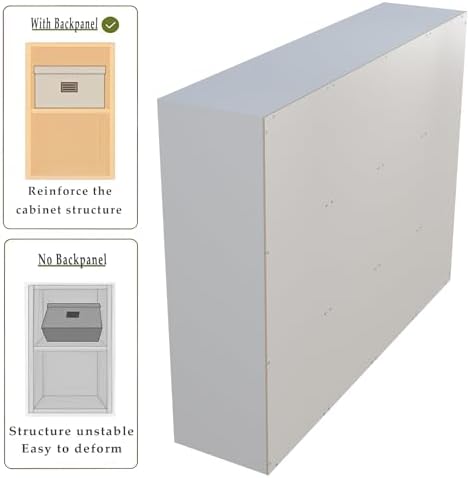 OSCHF 12-Cube Storage Shelf Bookcase, Warm White