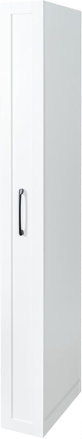 7 Tier Pull-Out Storage Cabinet with Handle & Wheels, Tall Narrow Spice R...