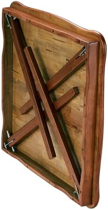 Stakmore 32 Inch Square Wooden Folding Card Game Table, Cherry