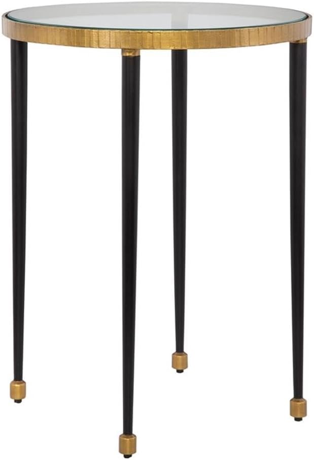 BOWERY HILL Contemporary Iron Side Table, 22" H x 17" W x 17" ...