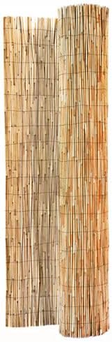 FOREVER BAMBOO Jumbo Reed Bamboo Screen Fencing Privacy Fence Backyard Divide...