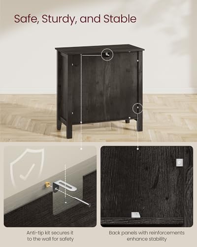 VASAGLE Buffet Cabinet, Coffee Bar with a Drawer, Adjustable Shelf