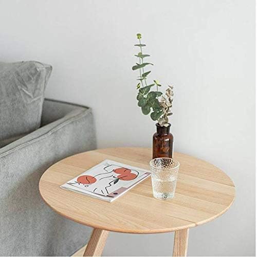 Telephone Table, Solid Wood Round Side Table/Telephone Rack,Save Space,Art Si...