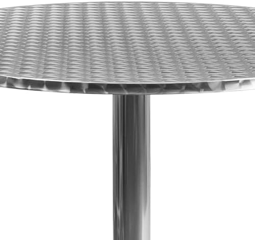 Flash Furniture 31.5 in Aluminum Indoor/Outdoor Round Table with Base
