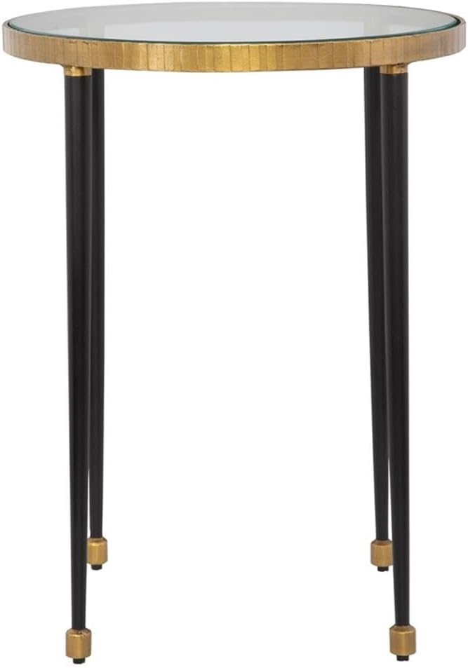 BOWERY HILL Contemporary Iron Side Table, 22" H x 17" W x 17" ...