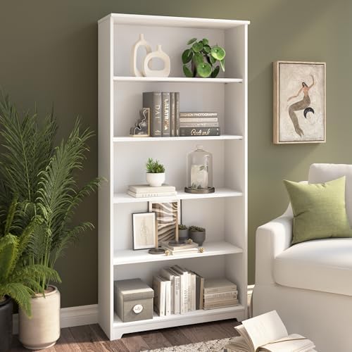 Tall 5-Shelf Bookcase by Bush Home
