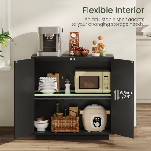 CHOEZON Buffet Cabinet, Sideboard Buffet Cabinet with Storage, Coffee Bar Cab...