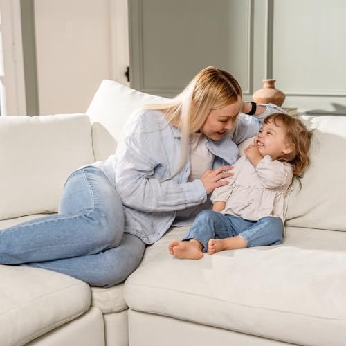 Modular Sectional Cloud Sofa, No Assembly Oversized Couch, Beige | Comfy Seat...