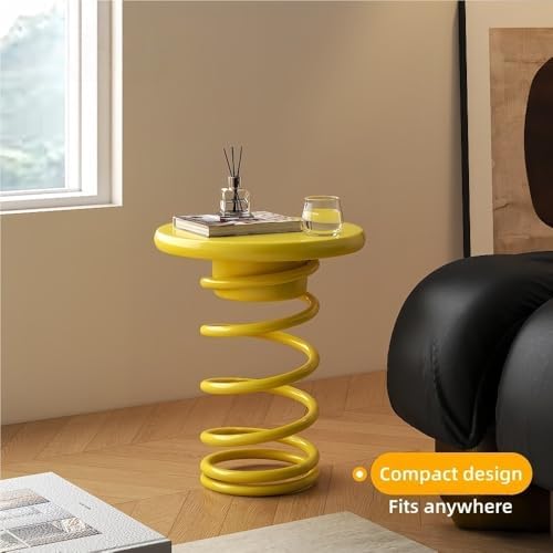 Stool Side Table - Minimalist Accent Ottoman for Small Spaces - Versatile Sho...