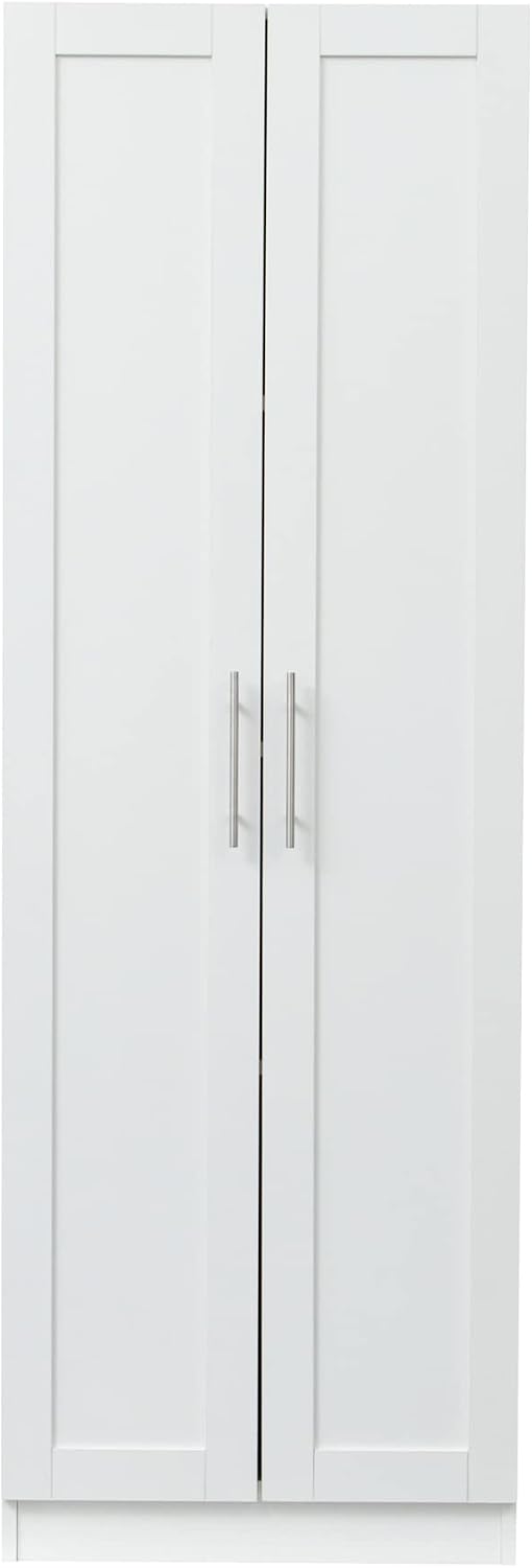 LUMISOL High Kitchen Pantry Cabinet with 2 Doors, Buffet Cupboards Sideboard ...