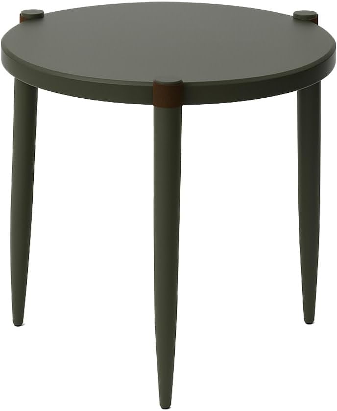 Leick Home Redonda Bay Side Tables 2 Pack, Urbane Bronze, Small Table 21.6 in...