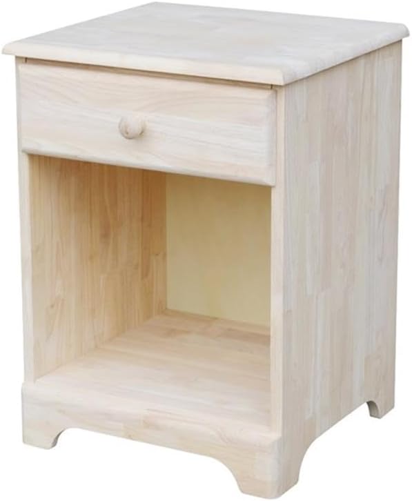 IC INTERNATIONAL CONCEPTS Nightstand Unfinished