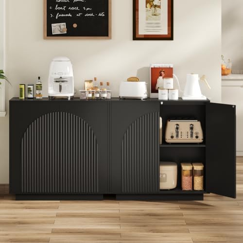 CHOEZON Buffet Cabinet, Sideboard Buffet Cabinet with Storage, Coffee Bar Cab...