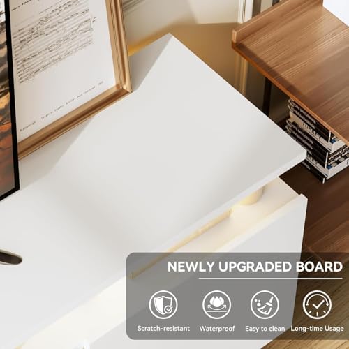 80" Fireplace TV Stand, 2-Tier LED Entertainment Center with 36" Fi...
