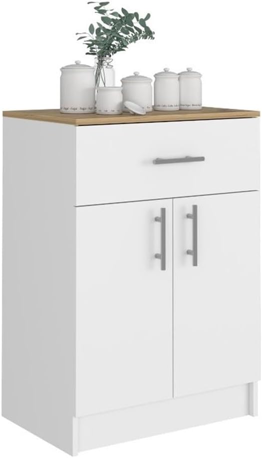 DEPOT E-SHOP Barbados Pantry Organizer Cabinet with One Drawer, Two Interior ...