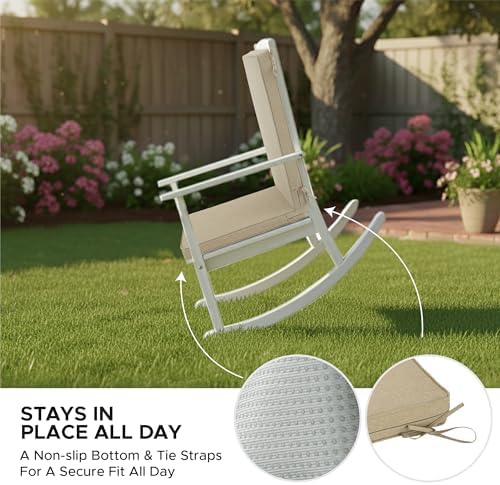 Outdoor Chair Cushions 20x20, Water-Resistant & Fade-Resistant, Patio Fur...