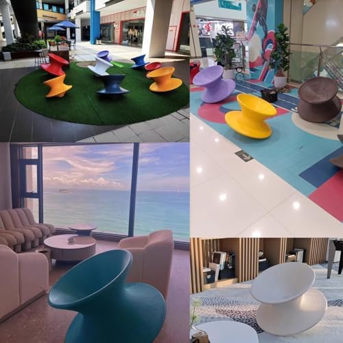 Modern Fibers 360° Swivel Gyro Chair - Indoor/Outdoor Slish Design, 220 lbs C...
