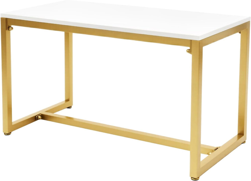 Metal Shoe Handbag Display Stand,Nesting Tables 2 Piece Set,Gold White Displa...