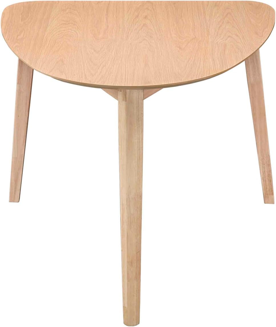 Acanva Modern Small Triangle Dining Room Table for Kitchen Compact Space, Far...