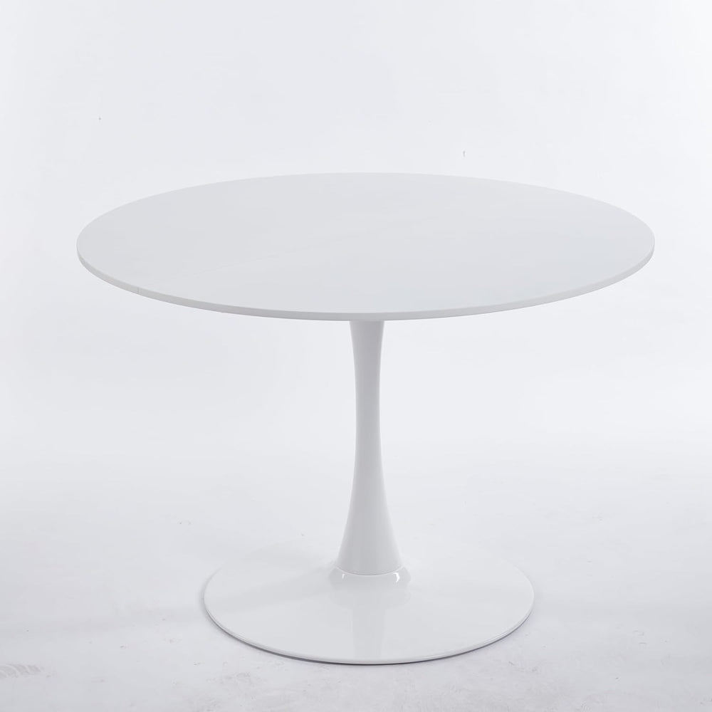 42.1" Round Dining Table Mid Century Modern Tulip Table Kitchen Dining T...