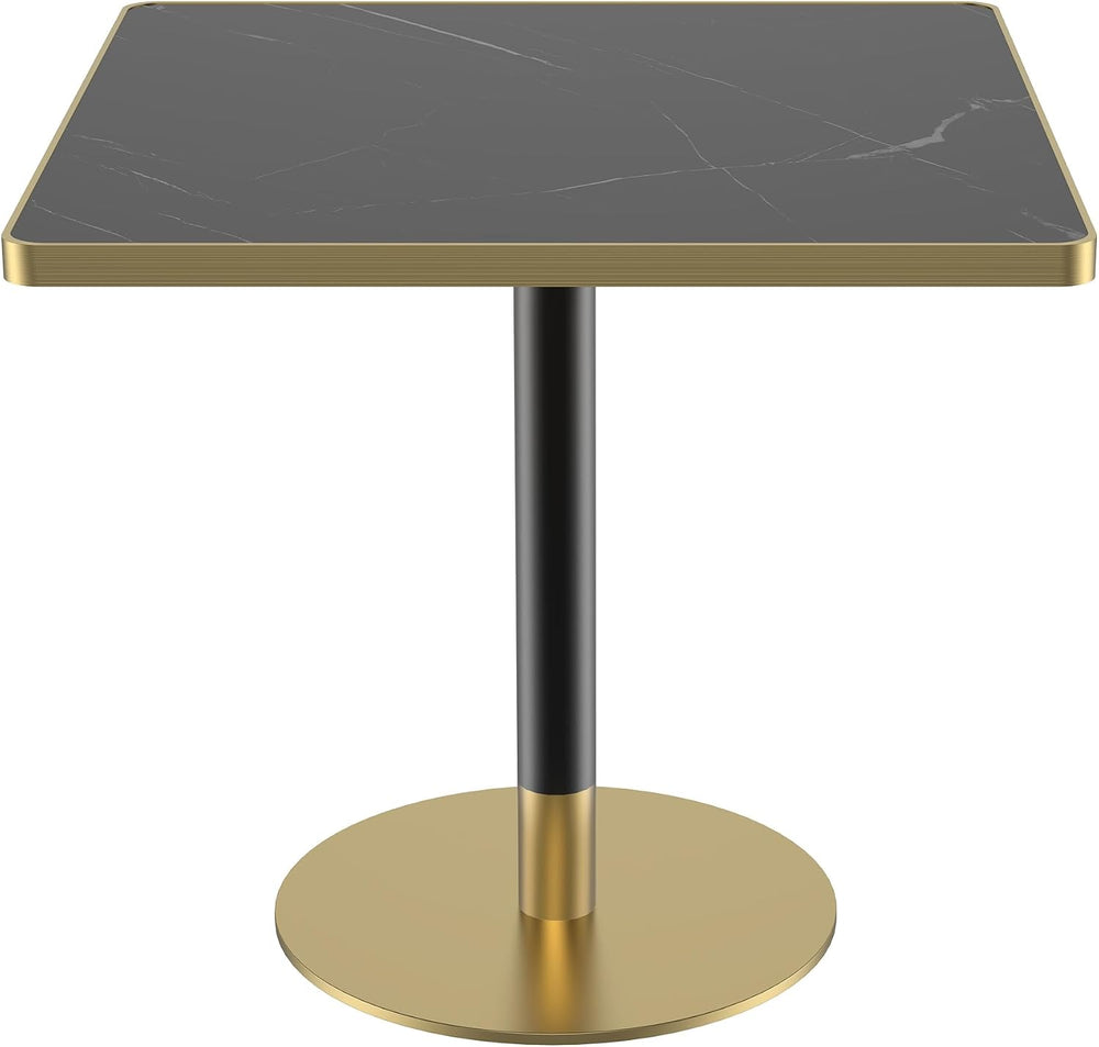 SSLine Square Dining Table for 2 Modern Luxury Marble Sintered Stone Kitchen ...