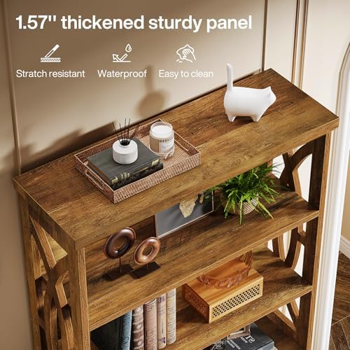Tribesigns 6-Tier Bookshelf, 71 Inches Tall Freestanding Bookcase, Large Indu...