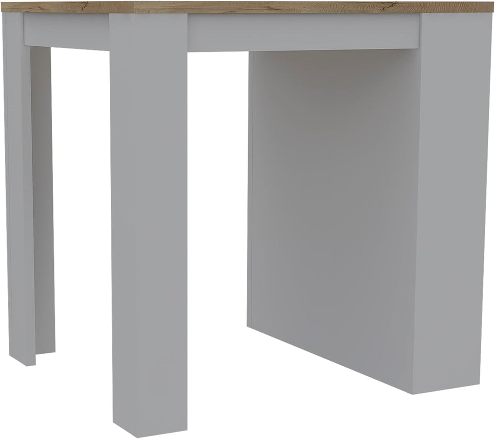 Kitchen Island with Three Drawers and Concealed Storage | Three open shelves ...