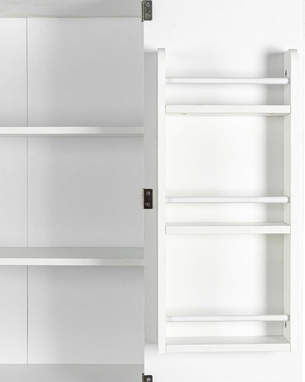 70.87" Tall Kitchen Pantry Storage Cabinet with 4 Doors and Drawer, Whit...
