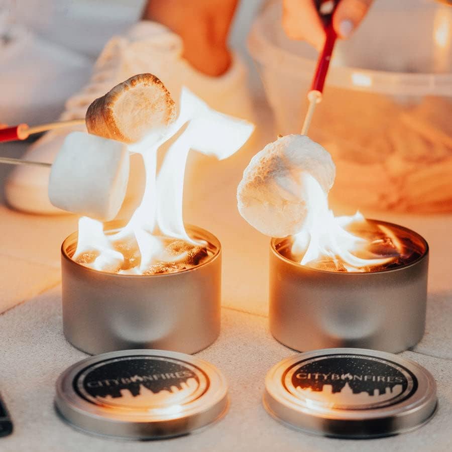 City Bonfire S'Mores Night Pack | 1 City Bonfires | Makes 4 S’Mores | Por...