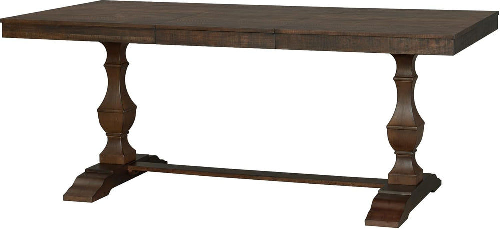 WAMPAT 74.8-inch Long Vintage Farmhouse Dining Table for 6-8 People,Sturdy Wo...