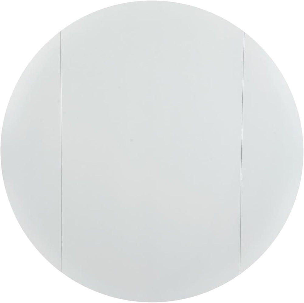 CARTESIAN 3 Piece Drop Leaf Dining Set, Round White Table with 2 Ladder Back ...