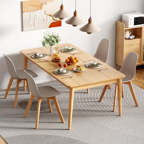 VECELO Dining Chairs Set of 4, Mid-Century Modern Kitchen & Dining Room C...