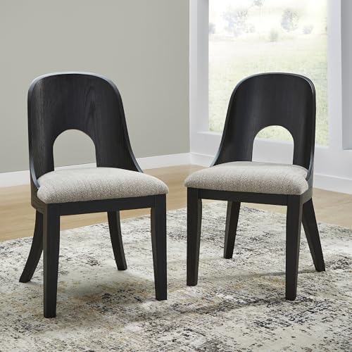Signature Design by Ashley Rowanbeck Contemporary Armless Herringbone Upholst...