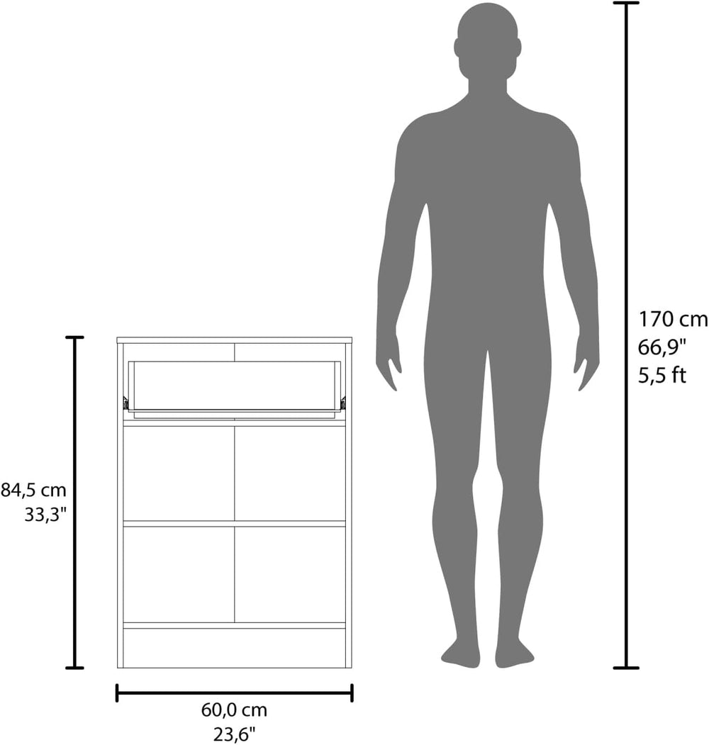 Cope Kitchen Pantry in Melamine with 2 Doors and 1 Drawer,for use in Restaurants