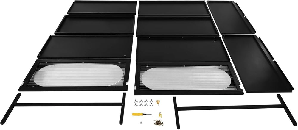 Xuthusman 3 Tier Floor Storage Cabinet, Freestanding Storage Unit with Adjust...