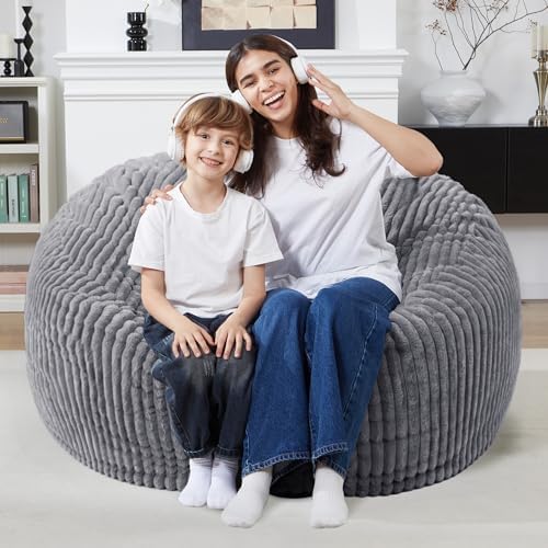 3 FT Bean Bag Chair,3' Big Bean Bag,Large Bean Bag Chairs for Adults | Co...