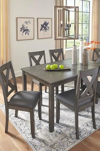 Signature Design by Ashley Caitbrook 7-Piece Dining Set, Gray Wash