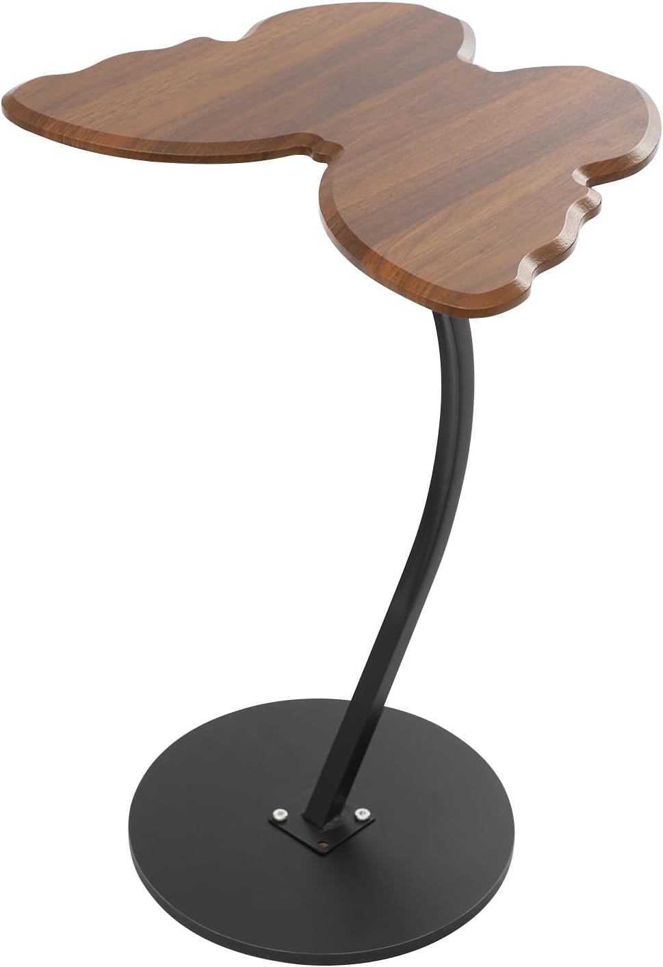 Side Table Butterfly Shape End Table, C-Shaped Small Coffee Tables Sofa Table...