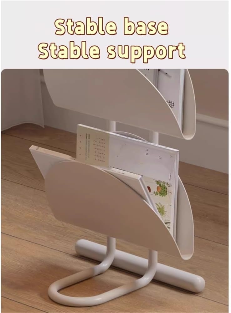 Stylish Iron Multi-Functional Side Table, End Table with Stable Base, Small N...